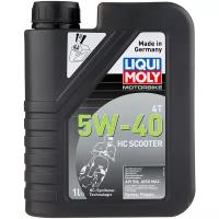 HC-синтетическое моторное масло LIQUI MOLY Motorbike 4T HC Scooter 5W-40, 1 л