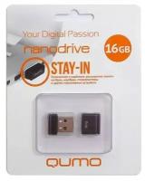 USB флэш (QUMO (18328) 16GB Nano Black)