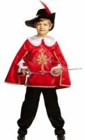 Карнавальный костюм Мушкетер в красном, размер 110-56, Батик 7003-2-110-56