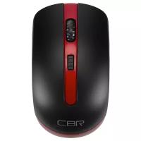 Мышь CBR CM 554R Black/Red USB(Radio) оптическая, 1600 dpi, 3 кнопки и колесо прокрутки