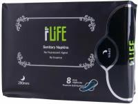 iLife Greenleaf Анионовые гигиенические прокладки ночные 8 шт./уп