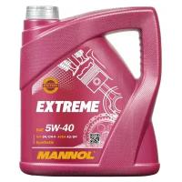 Синтетическое моторное масло Mannol Extreme 5W-40, 4 л