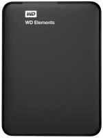 Жесткий диск WD USB 3.0 1Tb WDBUZG0010BBK-WESN Elements Portable 2.5" черный