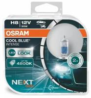 Osram Автолампа H8 (35W 12V) Cool Blue Intense (Duobox) 2шт+ QR код подлинности 5000K 2шт 64212CBN-HCB