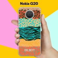 Силиконовый чехол на Nokia G20 Узор 11 / для Нокия Джи20