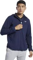 Куртка Reebok для мужчин, Размер:2XL, Цвет:синий, Модель:ID TRAIN WOVEN JACKET