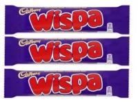 Wispa Cadbury Шоколадный Батончик 36гр Великобритания(3 шт. по 36 гр.)