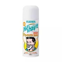 FEATHER HiShave Пена для бритья с лечебным эффектом и экстрактом гамамелиса, баллон 260гр