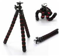 Штатив-паук GorillaPod черно-красный 26,5 см. для экшен камер Sony, Insta360, GoPro, DJI Osmo Action