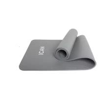 Коврик для фитнеса и йоги ICAN IYM-201, NBR, 183x60x1см, серый