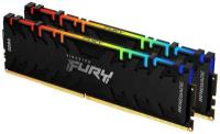 Оперативная память для компьютера 16Gb (2x8Gb) PC4-36800 4600MHz DDR4 DIMM CL19 Kingston FURY Renegade RGB (KF446C19RBAK2/16)