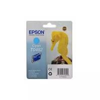 Картридж Epson C13T04824010, 430 стр, голубой, блистер