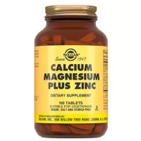 Минеральный комплекс Solgar Calcium Magnesium Plus Zinc 100 таб