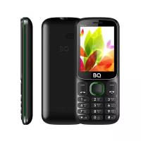 Телефон BQ 2440 Step L+ Black/Green (черный/зеленый)