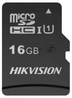 Карта памяти Hikvision microSDHC 16Gb Class 10 UHS-I U1 + ADP