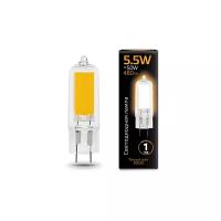 Лампа Gauss LED 107807105 G4 5.5W 3000K glass