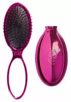 Wet Brush Расчёска для спутанных волос мини раскладная BWR823ECPK, розовый