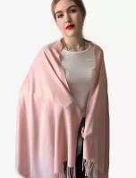 Палантин Zhanshop 185*70 cashmere кашемир светло-розовый