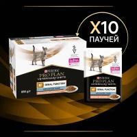 Влажный корм для кошек Pro Plan Veterinary Diets NF при патологии почек, с лососем 10 шт. х 85 г