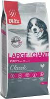 Корм Blitz Classic Puppy Large & Giant для щенков крупных пород, 15 кг