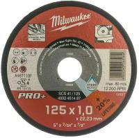 Круг отрезной Milwaukee SCS 41/125х1 PRO+