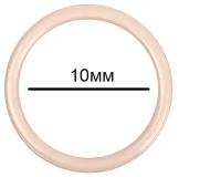 Кольцо для бюстгальтера металл TBY-57708 d10мм, цв.S185 серебристый пион, уп.100шт
