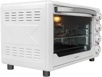 Мини-печь NORDFROST RC 350 W, электрическая настольная духовка, 1600 Вт, 35л, конвекция, гриль, таймер до 120 минут, 3 режима нагрева,белый