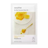 Innisfree тканевая маска My Real Squeeze Mask Manuka Honey с экстрактом меда манука