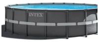 Intex 26330 (549х132см, лестница, песчаный фильтр, тент, подложка) Каркасный бассейн Ultra XTR Frame
