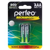 Аккумулятор Perfeo AAA800mAh/2шт