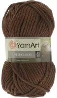 Пряжа Yarnart Merino Bulky каштановый (3067), 70%акрил/30%шерсть, 100м, 100г, 1шт