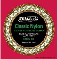 Набор струн D'Addario EJ27N Classic Nylon Normal Tension, модификация 1/2, 1 уп