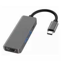 Переходник Type-C to HDMI, USB 3.0*2, Type-C для Macbook