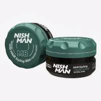 NISHMAN Воск для волос HAIR STYLING MATTE WAX NATURAL SHINE M8, 100 мл