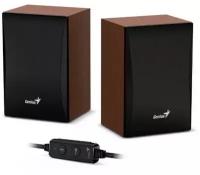 Акустическая система 2.0 Genius SP-HF380BT, wood, 3Вт, Bluetoot (31730034402)