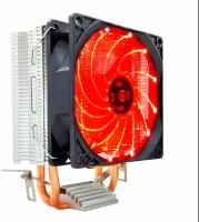 Кулер для процессора CyberComp M200 95W 3pin 2pipes Rainbow light fan