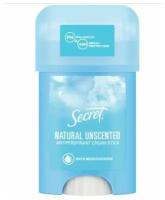 Secret Natural Unscented/Натурель Дезодорант-антиперспирант кремовый