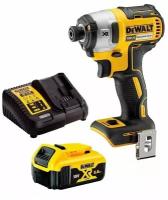 Аккумуляторный импульсный шуруповерт DEWALT DCF887M1, кейс, 18 В, XR, 4.0 Ач Акб и ЗУ