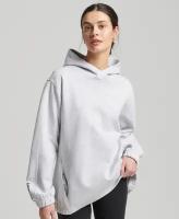 Худи Superdry CODE TECH OVERSIZED HOOD, Пол Женский, Цвет Cadet Grey Marl, Размер M/L