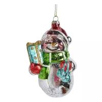 Набор елочных игрушек Новогодняя Сказка Снеговик 972875, 12 см