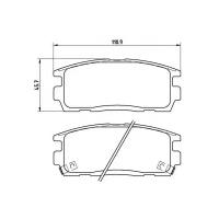 Колодки дисковые Sangsin SP1205