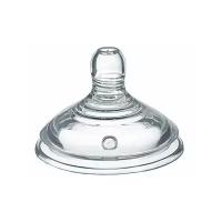 Соска Tommee Tippee Closer to Nature Easi-Vent силиконовая, переменный поток 0м+, 2 шт