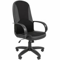 Кресло руководителя Easy Chair VT_EChair-682 TС ткань/кожзам черный, пластик