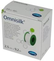 OMNISILK, Омнисилк - фиксирующий пластырь гипоаллергенный из шёлка, белый (2,5см*9,2м) (2шт/уп)