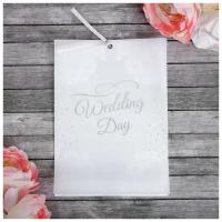 Приглашение на свадьбу с калькой Wedding day