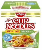 Лапша Cup Noodles Спайси Лайм с креветками (Spicy Lime Shrimps) 64 гр