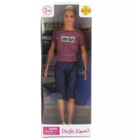 Кукла мальчик в шортах и футболке 12x5.5x32cm - Defa Luky [8372d]