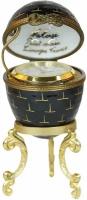 Фаберже. Яйцо-часы "Монарх". Металл, эмаль, кварцевый часовой механизм. Faberge-Limoges, Франция, 1990-е гг