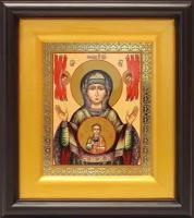 Икона Божией Матери "Знамение" Верхнетагильская, в киоте 16,5*18,5 см