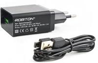 Зарядный комплект ROBITON QuickCharger3.0, черный